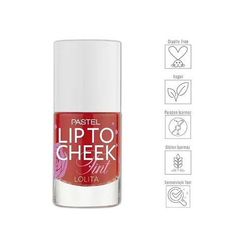 Pastel Lip &amp; Cheek Tint 02 Lolita - Vegan, Long-Lasting Color