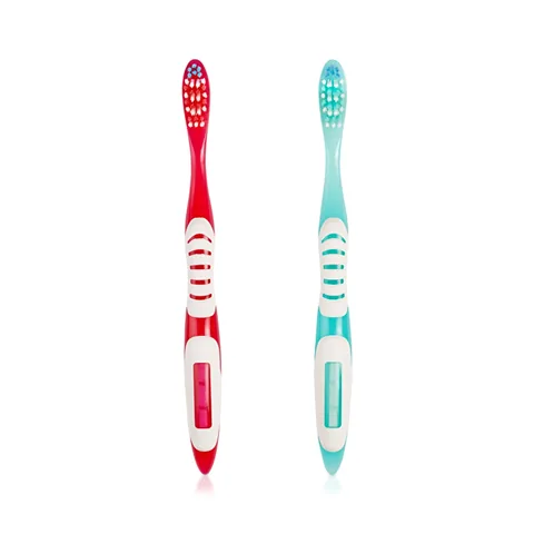 Benri Dent 1+1 White Toothbrush with Soft Rounded Bristles