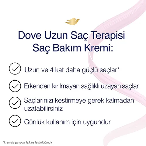 Dove بلسم دوف لعلاج الشعر الطويل عناية قوية ومغذية