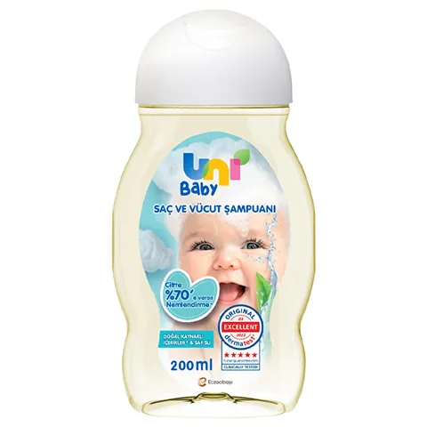 Uni Baby Haar- und Körpershampoo 200ml