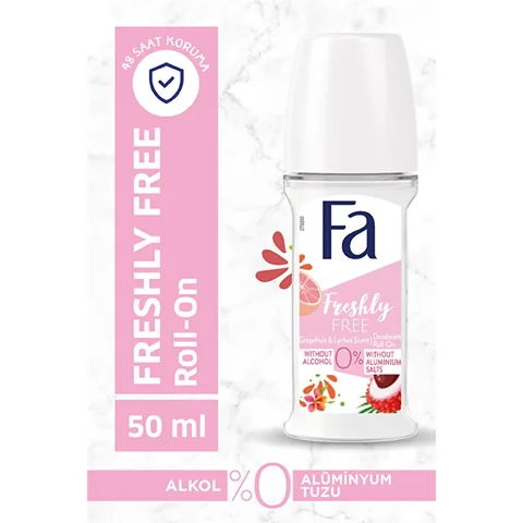 FA Roll-On Freshly Free Grapefruit &amp; Lychee 50 ml