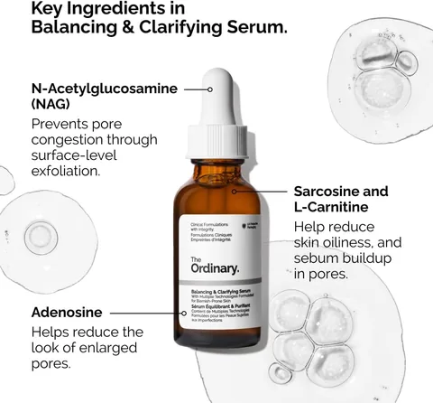 The Ordinary سيروم التوازن والتنقية للبشرة الدهنية من ذا اورديناري 30 مل