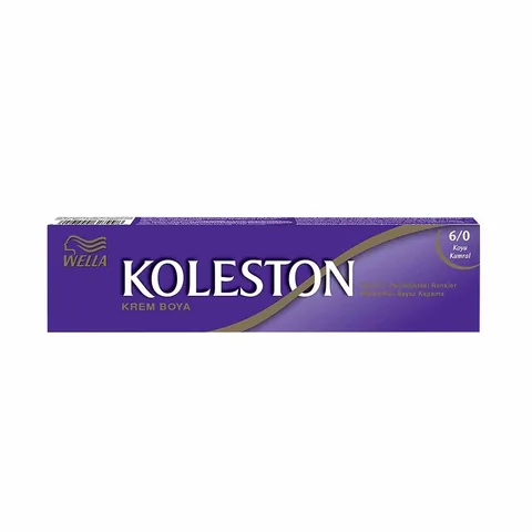 Краска для волос Wella Koleston 6/0 темный блондин