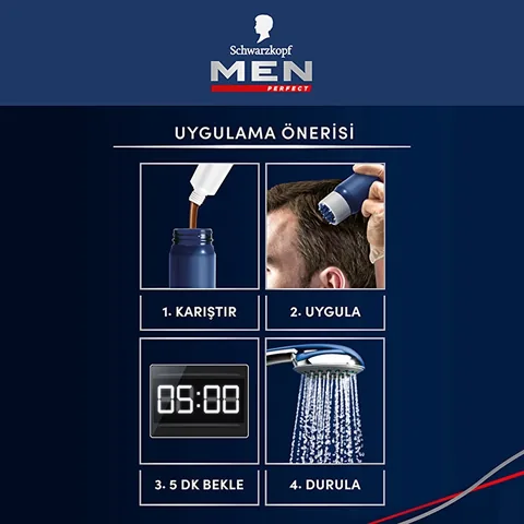Men Perfect صبغة شعر مثالية للرجال بني فاتح 50 50 مل