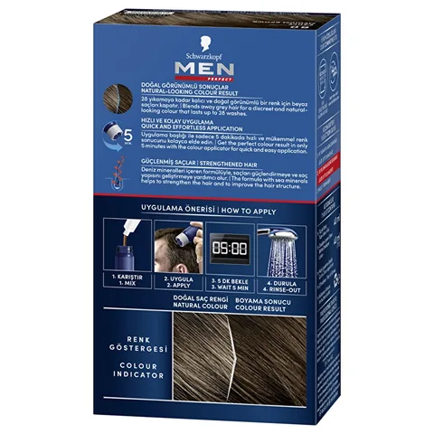 Men Perfect Hair Dye Brown 60 50 ml
