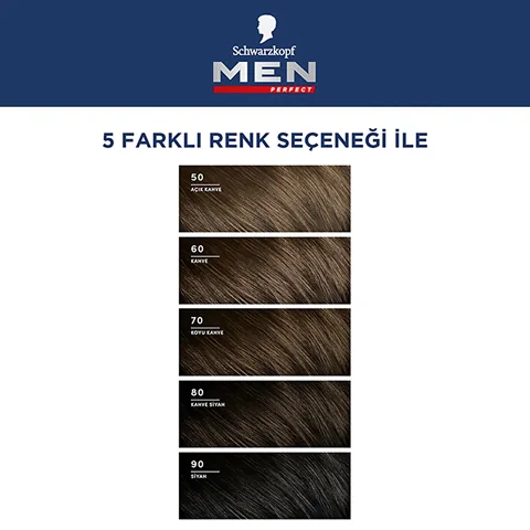 Men Perfect Hair Dye Brown 60 50 ml