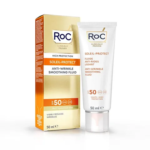 Roc Anti-wrinkle Face Sunscreen Spf 50+ 50 ml