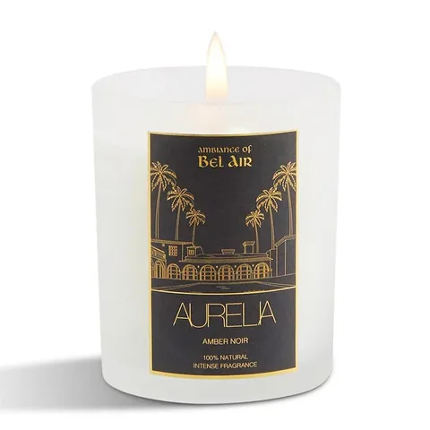 Aurelia Geneve Amber 180g Scented Candle - Luxurious Aroma
