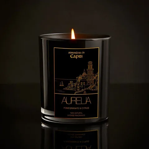 Aurelia Geneve Black Pomegranate &amp; Citrus Scented Candle 180g