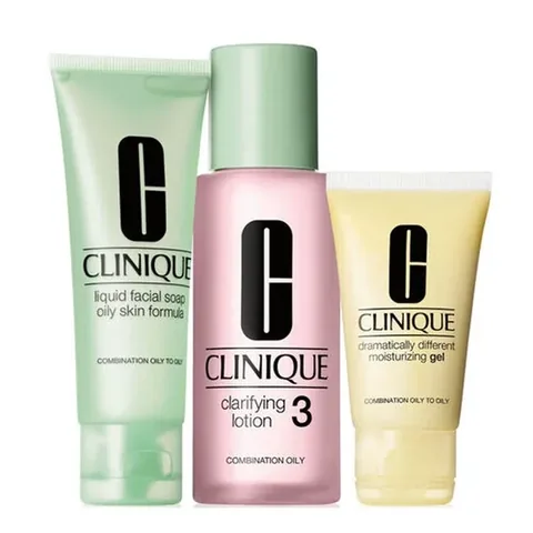 Clinique 3-Phasen Hautpflege Set für fettige Haut - Typ 3