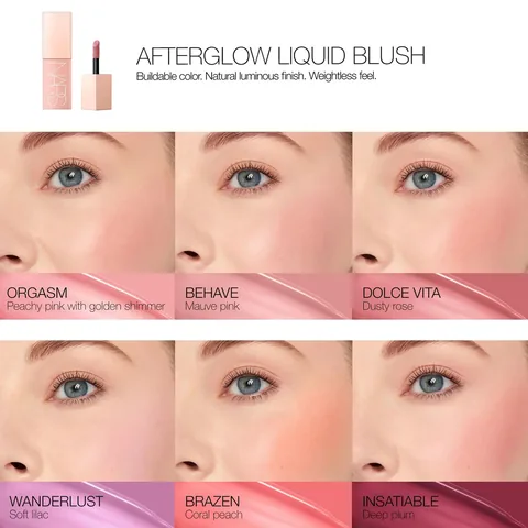 NARS After Glow Liquid Blush - O Rosé