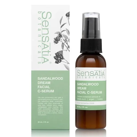 Sensatia Botanicals سيروم فيتامين سي مع خشب الصندل من سينساتيا بوتانيكالز، 60 مل