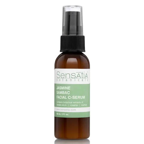 Sensatia Botanicals سيروم فيتامين سي من سينساتيا ياسمين سامباك، 60 مل مضاد للأكسدة ومفتح للبشرة