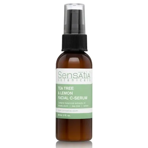Sensatia Botanicals سيروم سينساتيا بفيتامين سي وشجرة الشاي والليمون 60 مل مُشرق
