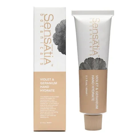 Sensatia Botanicals كريم اليدين سينساتيا بوتانيكالز فيوليت جيرانيوم، 60 مل مرطب