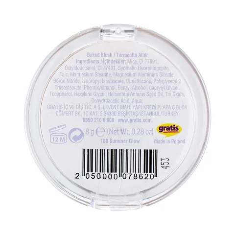 Beaulis Bake It Baked Blush 189 - Summer Glow