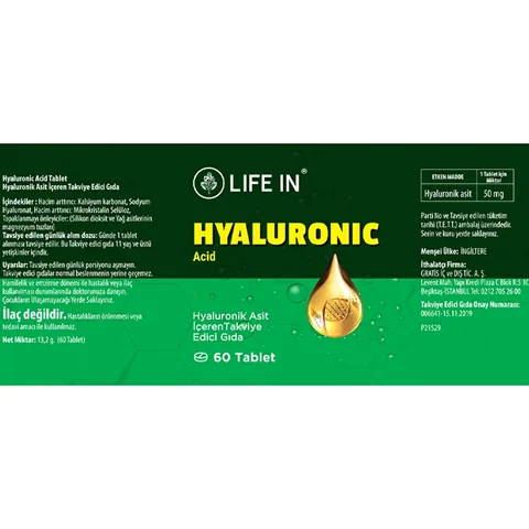 Life In Hyaluronic Acid Tablet