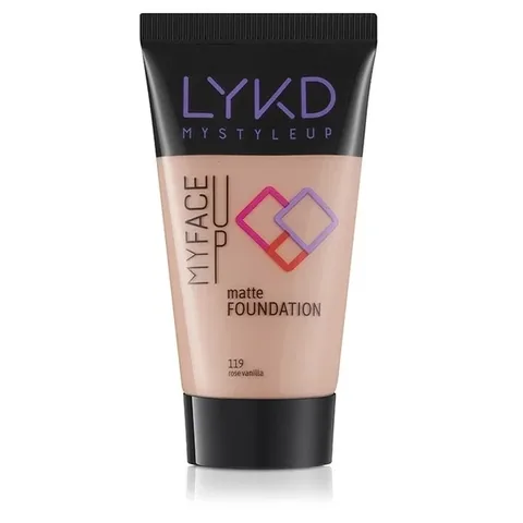 LYKD Mattierende Foundation 119 Rose Vanilla - Makelloses Finish