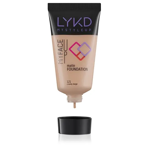 Lykd Matte Foundation 121 creamy Beige