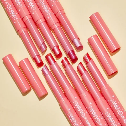 Beaulis Glam It Shimmering Lip Balm Lipstick 626 magenta