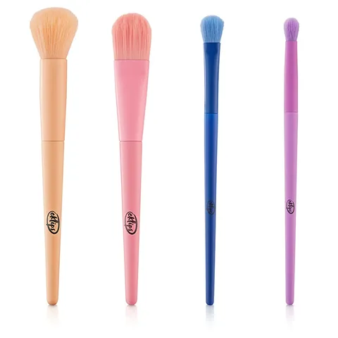 Eklips Farbiger 4-teiliger Makeup-Pinselset für makellose Anwendung