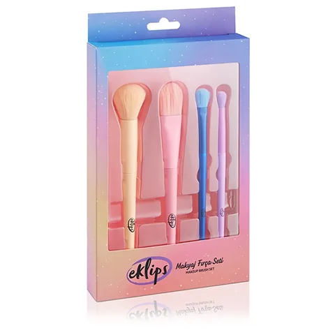 Набор кистей для макияжа Eklips Colorful