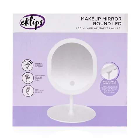 Eklips Make-up Mirror Round Led