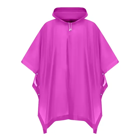 Eklips Compact Waterproof Poncho Raincoat - Pink