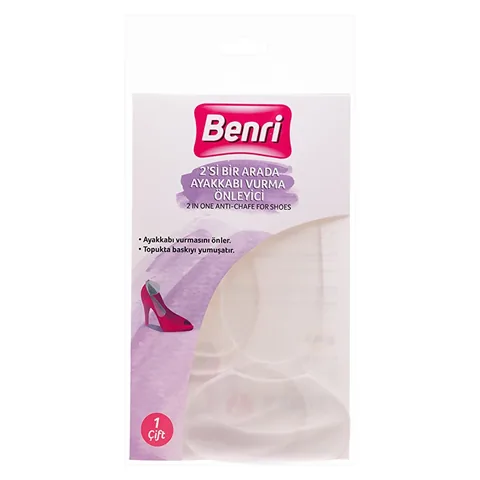 Benri 2-in-1 Anti-Knock Fersenpolster für High Heels