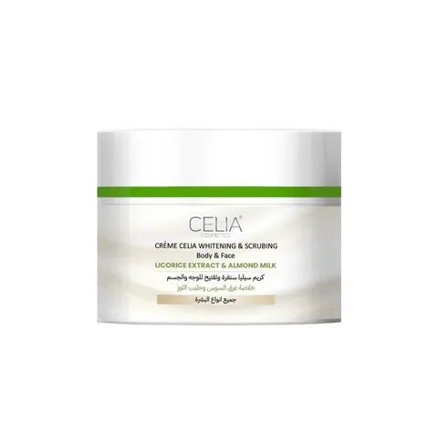 Celia Süßholz- und Mandelmilch Peeling- und Aufhellungscreme 500g