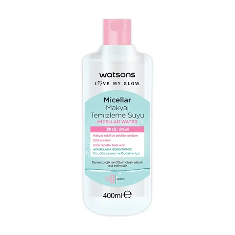 Watsons Mizellen-Make-up-Entferner Wasser 400ml - Sanft & Hydrierend