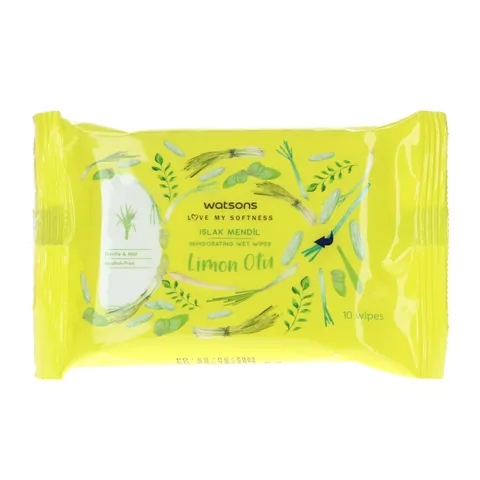 Watsons Zitronengras Feuchttücher 10x3