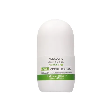 Watsons Nature Alkohol-freier Roll-On mit Aloe Vera 50ml
