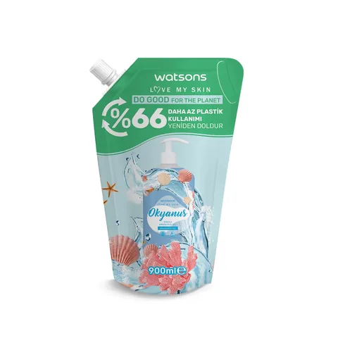 Watsons Creamy Shower Gel Ocean Refill 900 ml