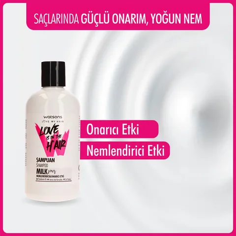 Шампунь Watsons Love Is In The Hair с молоком 300 мл