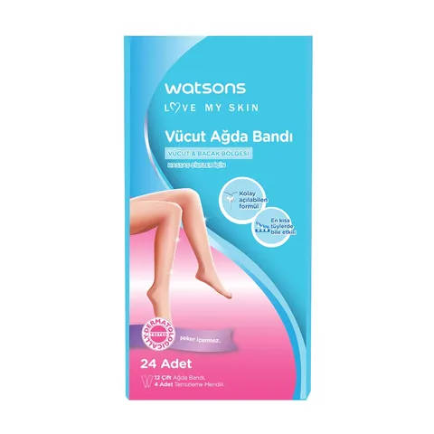 Watsons Sensitive Skin Wachsstrips - 24 Stück