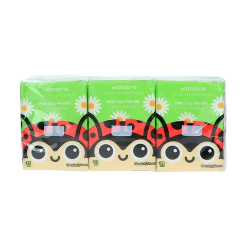 Салфетки Watsons с рисунком божьей коровки мини, набор из 6 штук