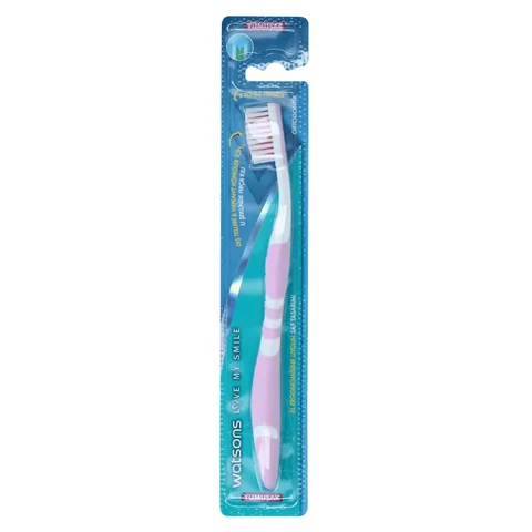 Watsons فرشاة أسنان واتسونز البيضاء التقويمية