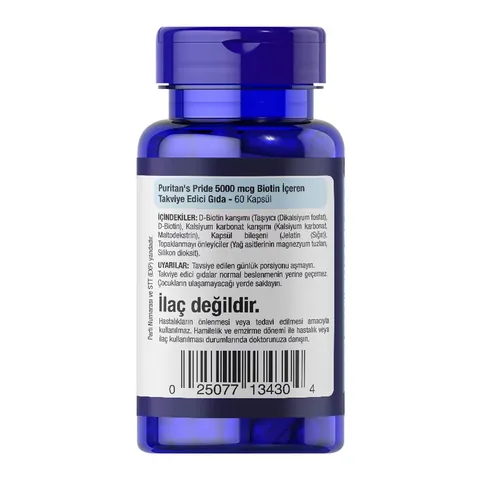 Puritan's Pride Biotin 5000 mcg