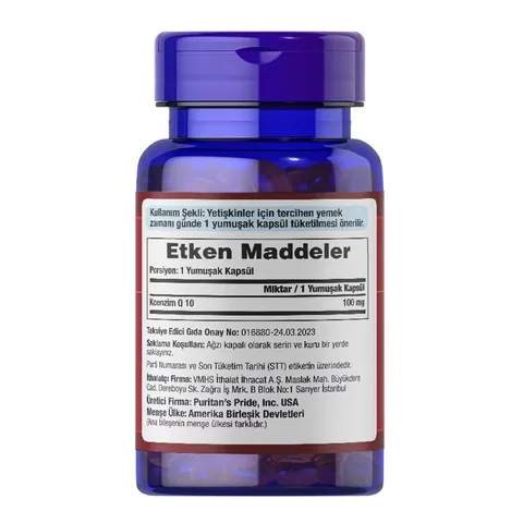 Puritan's Pride Co Q-10 100 mg 30 capsules