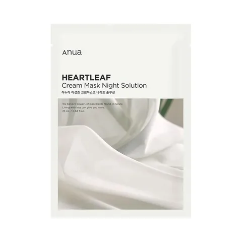 Heart Leaf Night Cream Mask, Anwa 25 ml