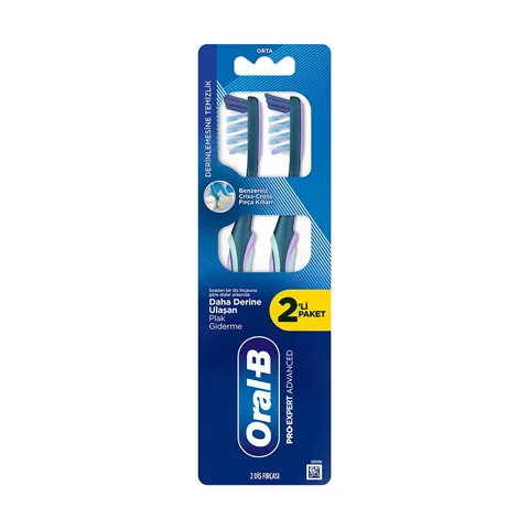 Oral-B 2er-Pack Zahnbürsten für Zahnspangen und Plaqueentfernung