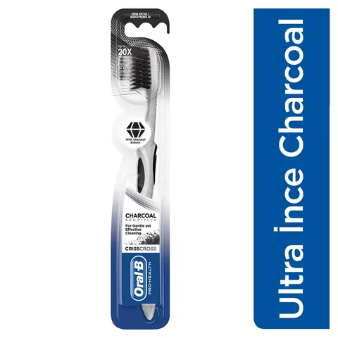 Oral-B Extra Weiche Zahnbürste für Empfindliche Zähne mit Aktivkohle