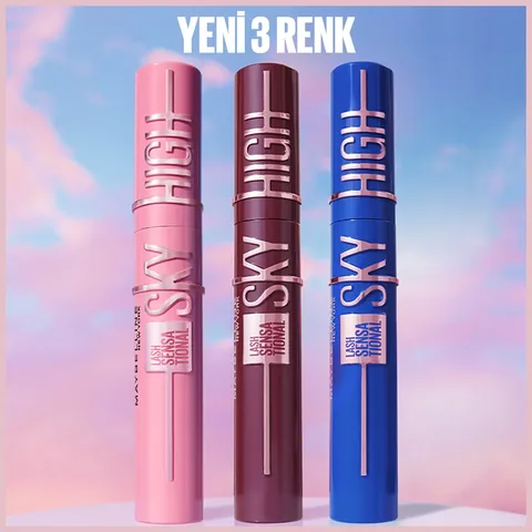 Маскара Maybelline New York Lash Sensational Sky High Бургундский Туман