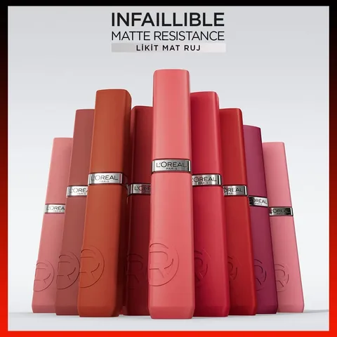 L'Oréal Paris Infaillible Matte Lippenstift 420 - Langanhaltendes Rot