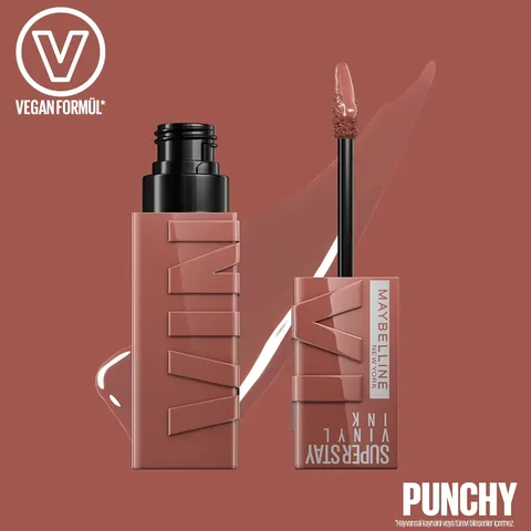 Maybelline Super Stay Vinyl Ink Lippenstift - 120 Punchy Gloss