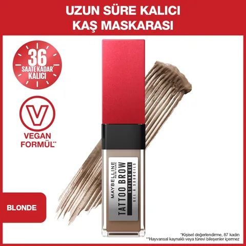 Маскара для бровей Maybelline Tattoo Brow 250 блонд 6.0 мл