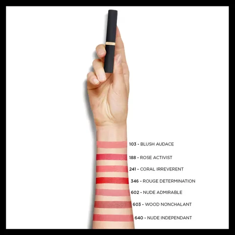 L'Oreal Paris أحمر شفاه لوريال باريس كلر ريش إنتنس فوليوم مات 346 روج ديتيرمينشن