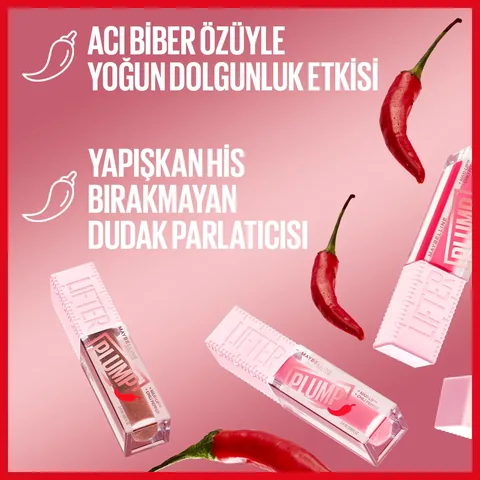Maybelline Lifter Plump Lip Gloss 001 Blush Blaze 5,4 ml