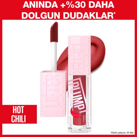 Maybelline Lifter Plump Lip Gloss 006 Hot Chili - 5.4ml